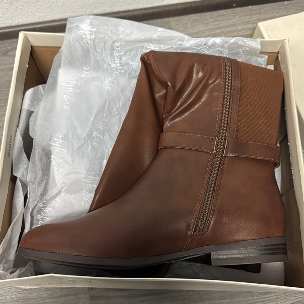 Style & Co. Womens Kimmball Solid Over-The-Knee Boots